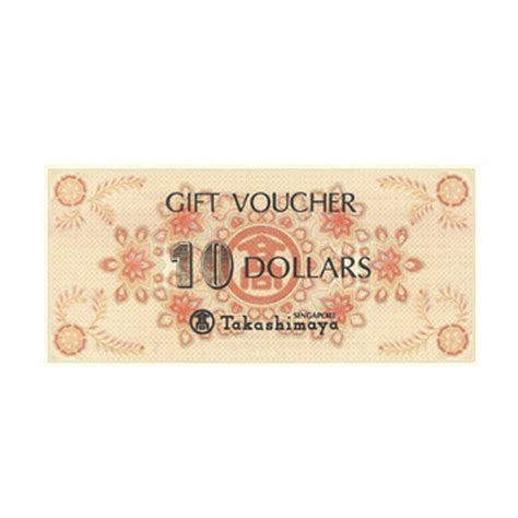 Takashimaya voucher